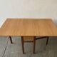 1960s Mid-Century vintage extendable drop leaf Formica dining table