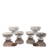 Verres a champagne 6p. Daum
