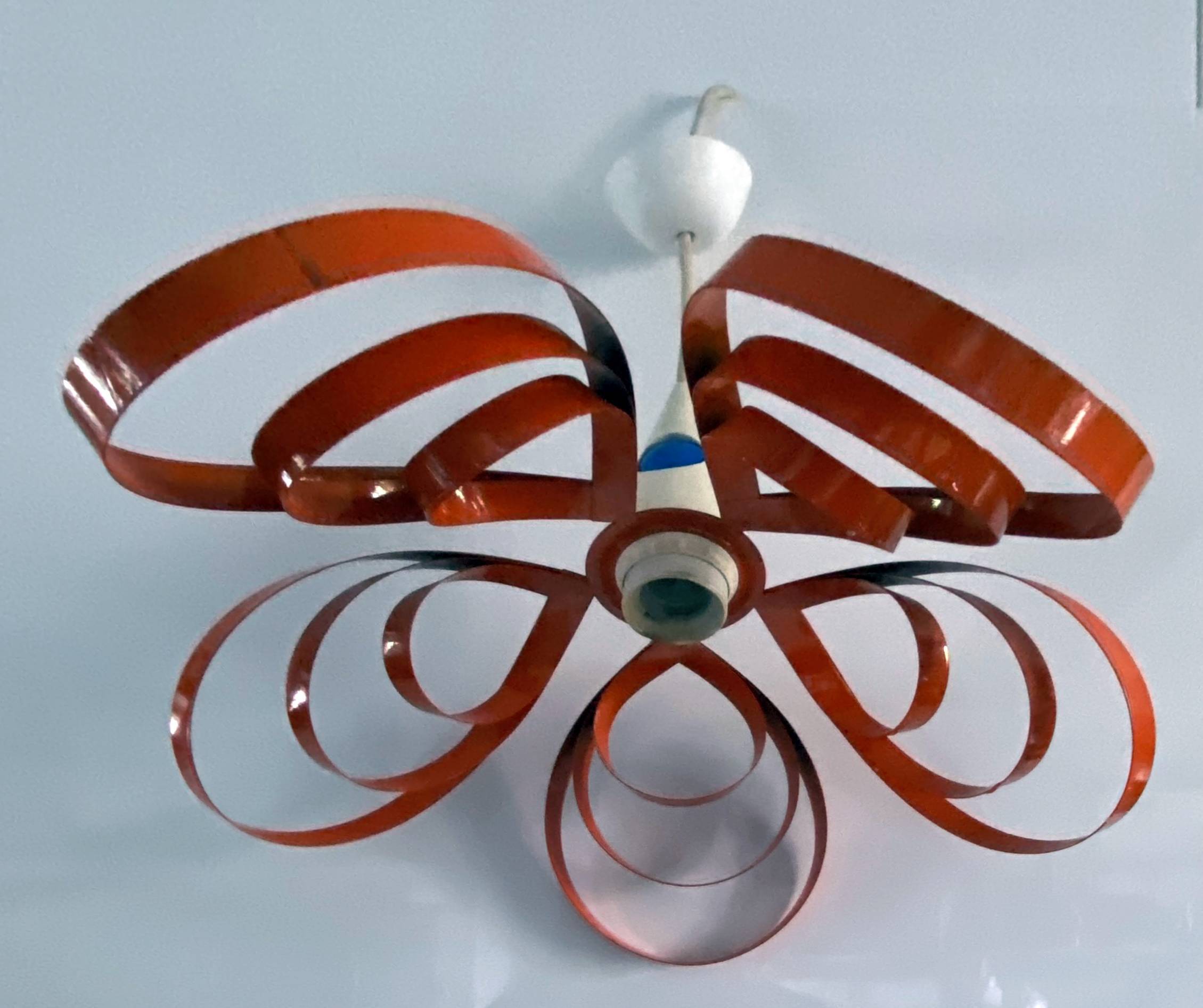 Scandinavian ceiling pendant lamp Space age Sputnik 70' vintage