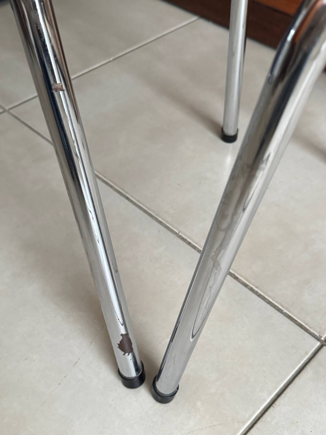 Pair of vintage Formica chairs