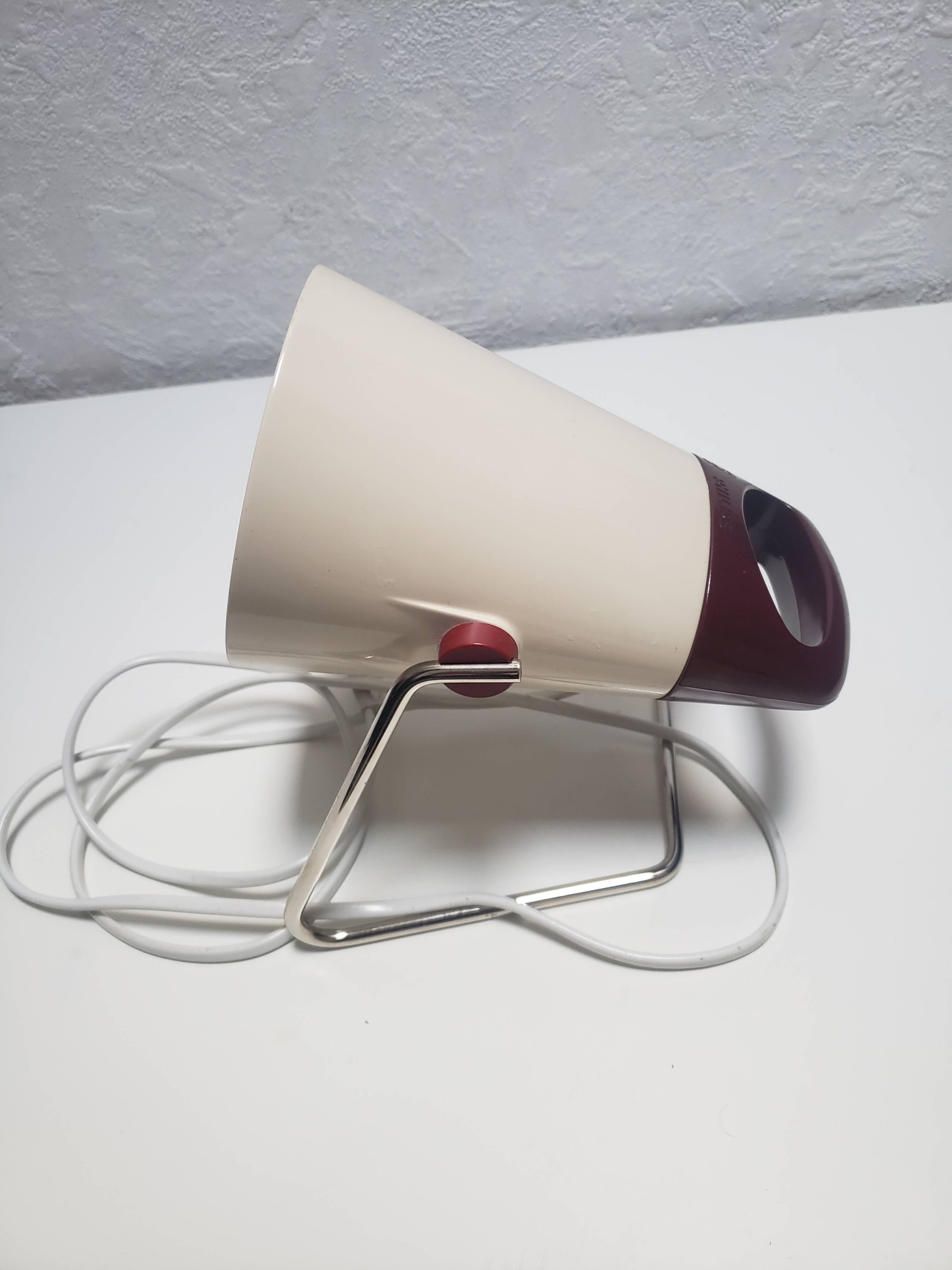 Philips Infraphil HP3603 infrared lamp - Space Age design - Vintage 70s