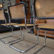 Lot de 4 Chaises Model B32 Cesca  Marcel Breuer 1970s