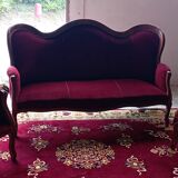 Burgundy Bench