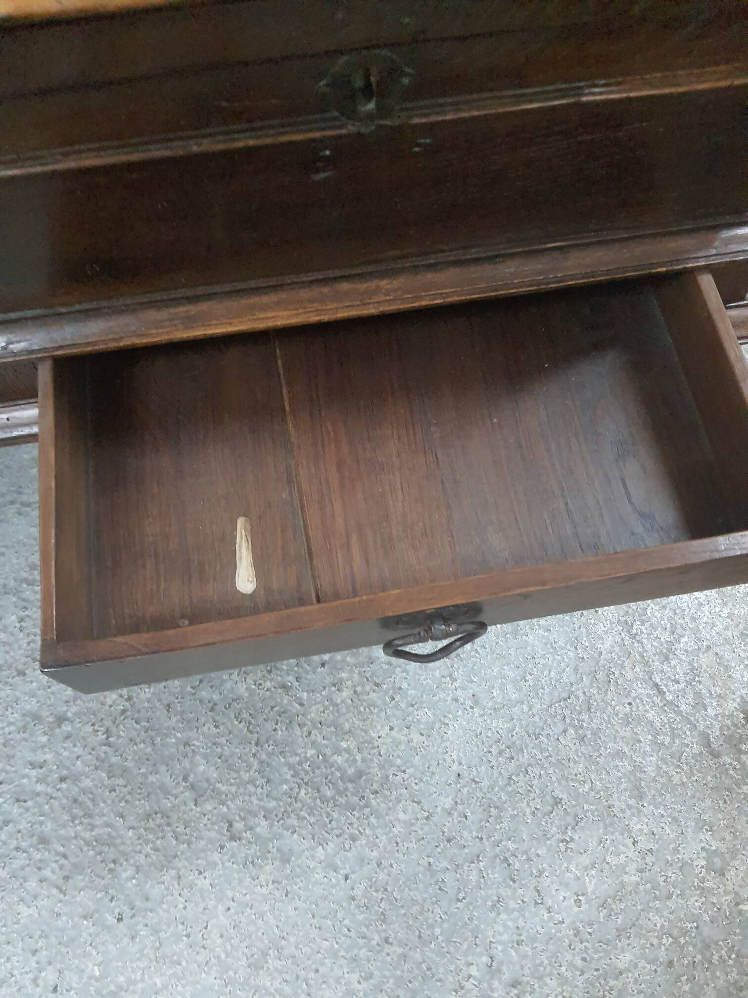 Small 19th century oak chest