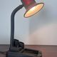 Red phase desk lamp