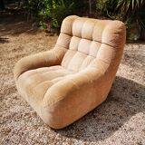 Vintage velvet armchair