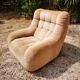 Fauteuil en velours vintage