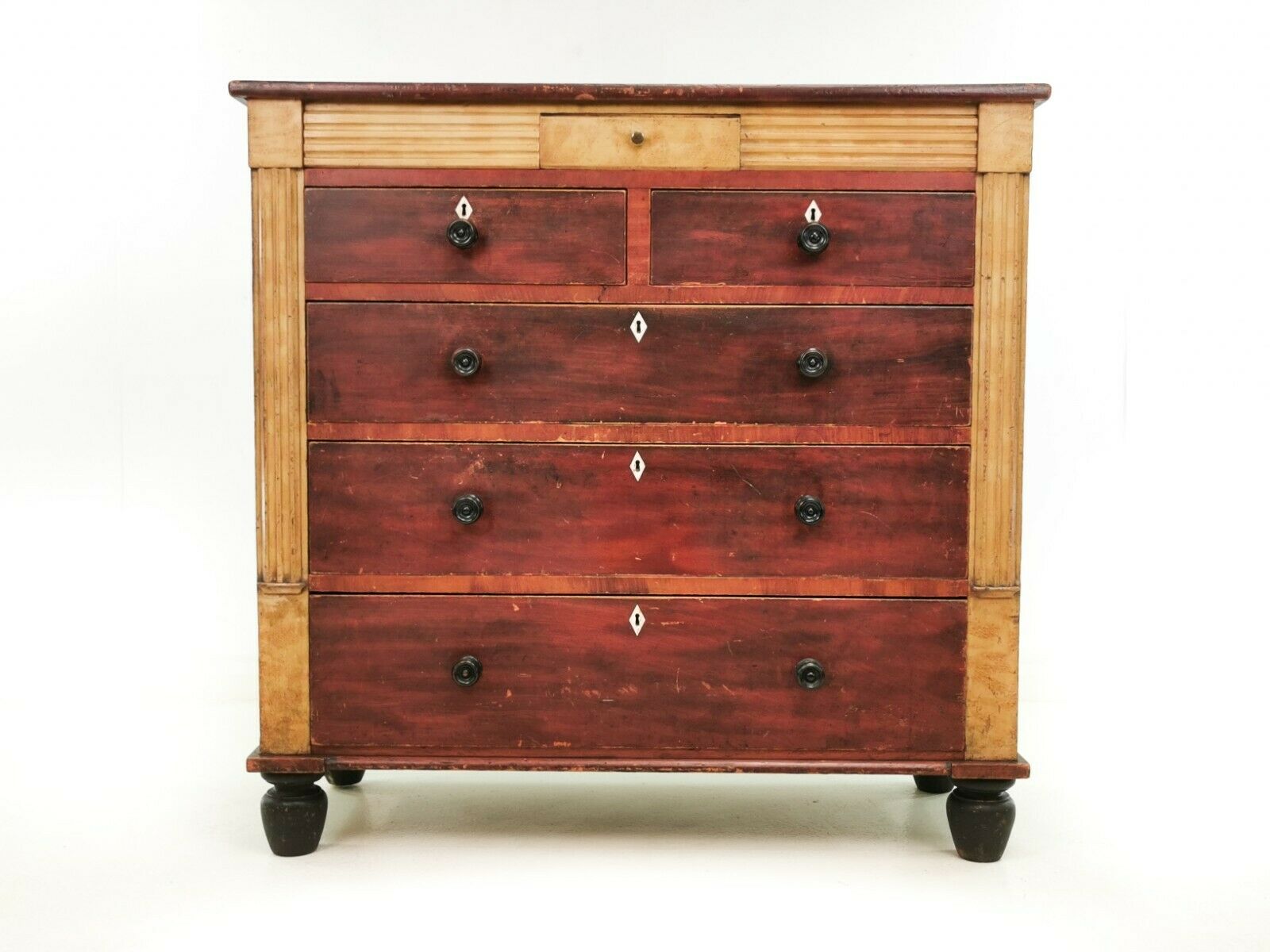 Victorian Scottish Antique Chest Of Drawers