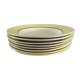 8 soup plates Sarreguemines Digoin yellow service