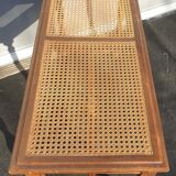 Louis XVI double-style canne piano bench