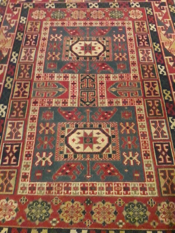 Tapis caucasien fait main 79x116cm