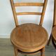 Lot de 4 chaises bistrot Baumann – modèle “Le Marais” – bois clair