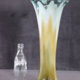 Vintage Italian Tall Vase In Murano Art Glass, 1960s