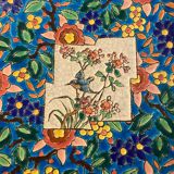 Longwy enamel compote bowl