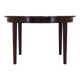 Round mahogany table, Danish design, 1970s, production: Denmark