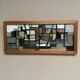 Original Swedish Oil on Canvas – “Abstract Composition” – Signed – Dated 1959 – Vintage & Framed – 77 × 35 cm
