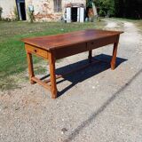 Table de Ferme Campagnarde 19 éme en Merisier