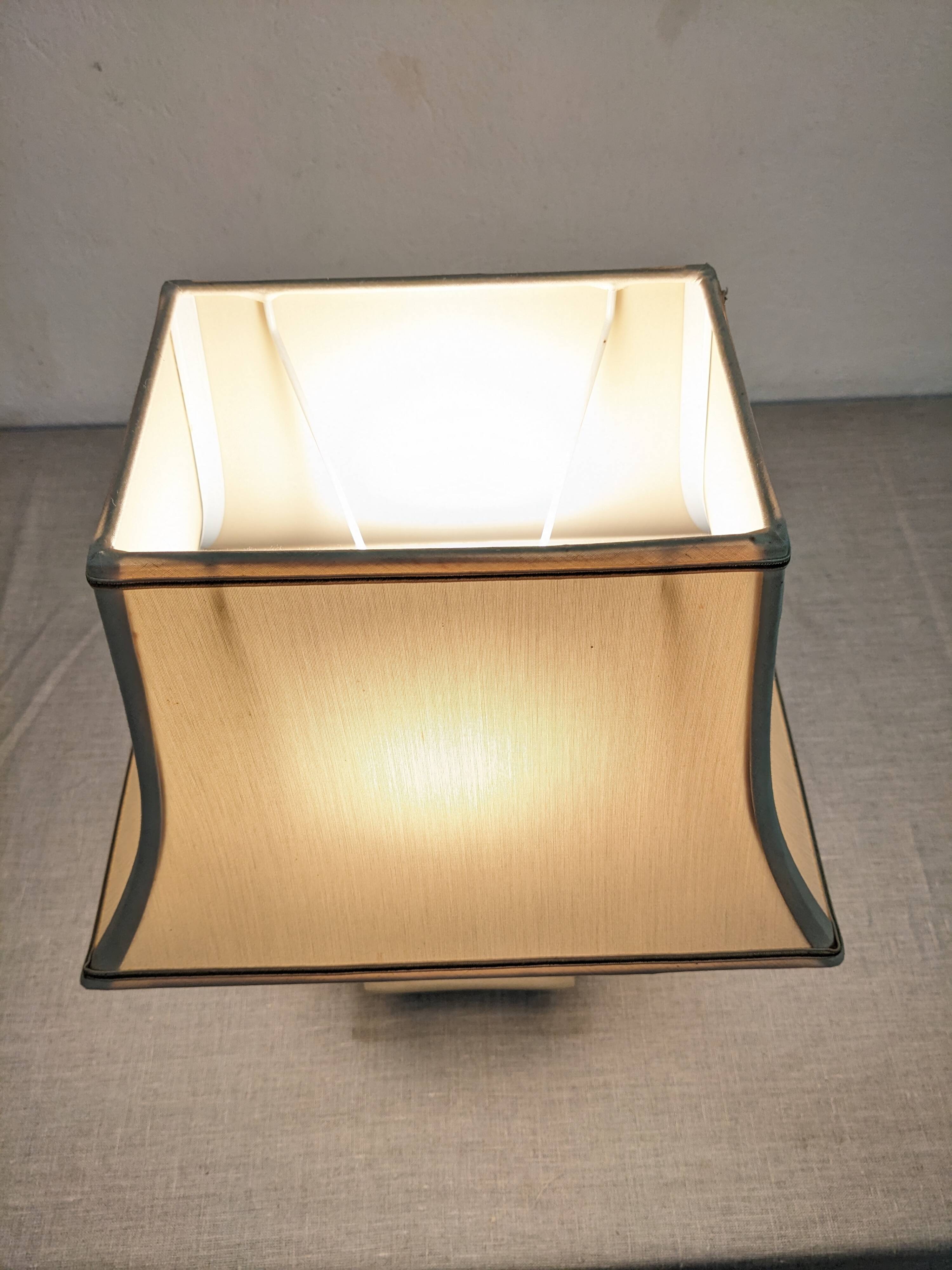 Solid brass lamp Aran model design Ciangiacomo circa 1974