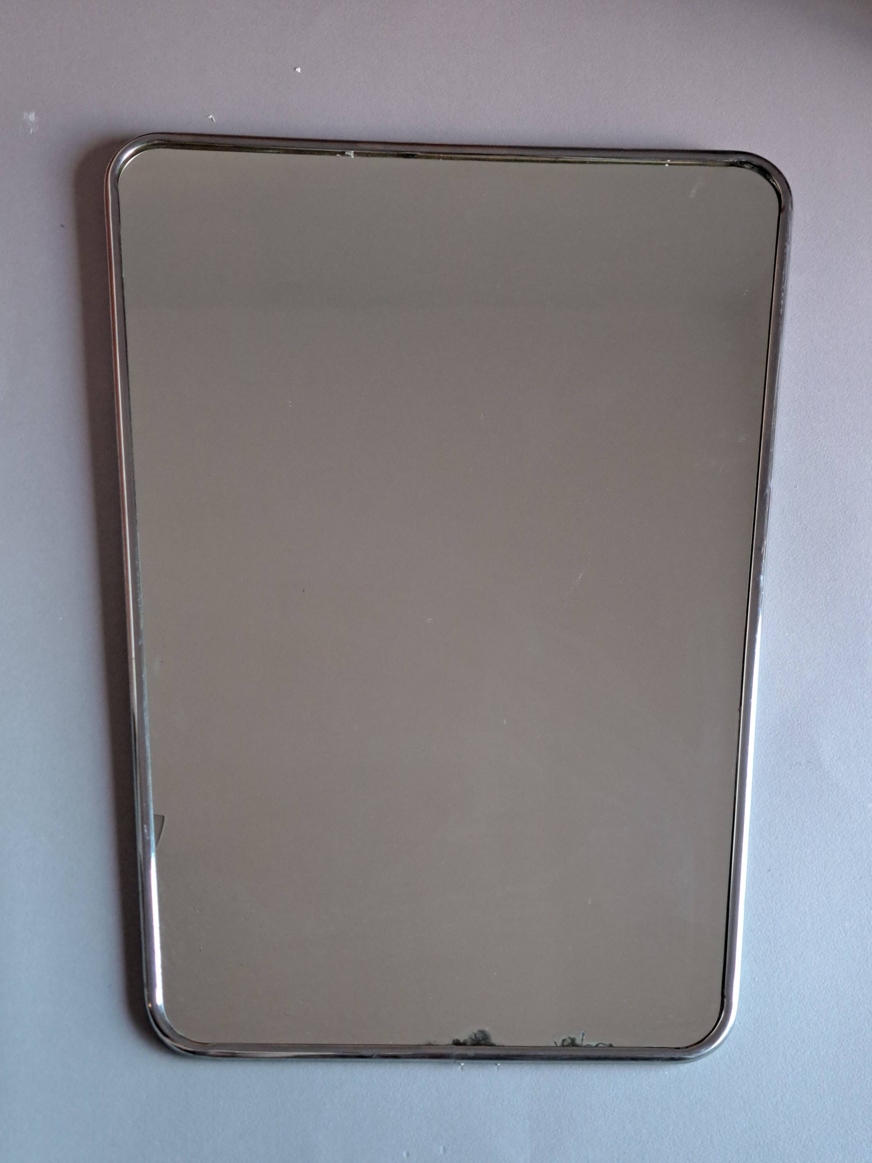 Vintage asymmetrical mirror