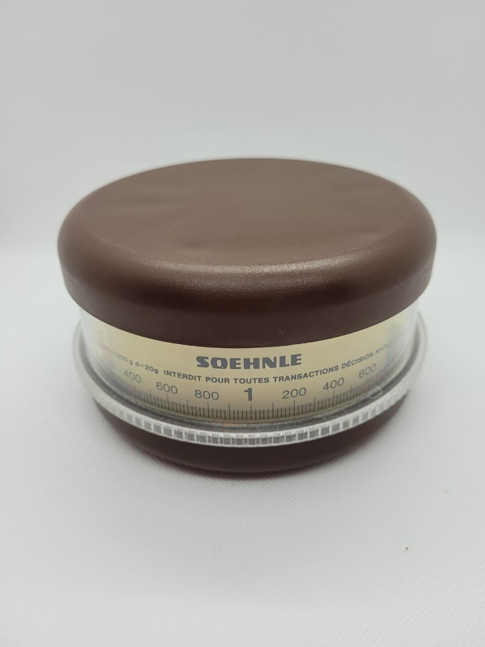 Balance de cuisine vintage Soehnle marron