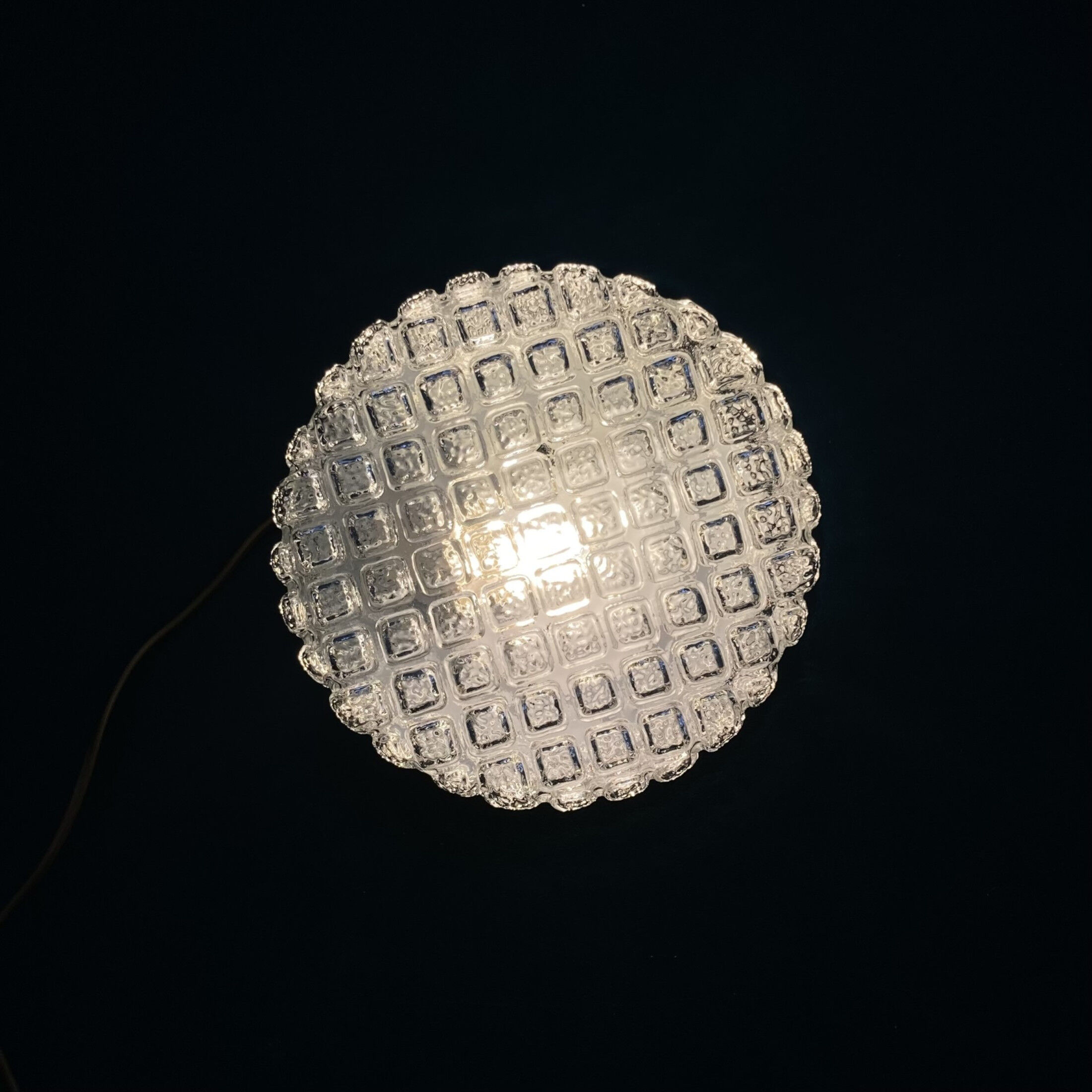 Wall lamp ceiling lamp molded glass 70/80