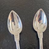 Master Goldsmith : Alfénide, Christofle, Paris - Series of 3 tablespoons - Chinon model