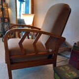 Modular art deco armchair