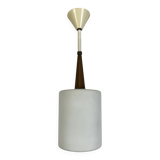 Scandinavian opaline pendant light from the 60s
