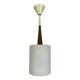 Scandinavian opaline pendant light from the 60s