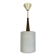 Scandinavian opaline pendant light from the 60s