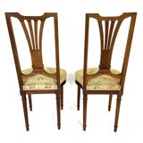 Pair of Louis XVI style side chairs