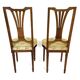 Paire de chaises d'appoint sstyle Louis XVI