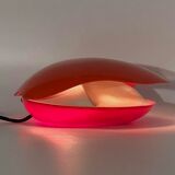 Space age orange lamp oyster by gamma3, 70s