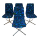 Set of four swivel dining chairs, Denmark 1960