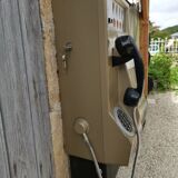 Publiphone de cabine à pièces