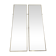 Paire de miroirs dorés 70's , 120 cm