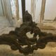 Carved wooden presentation easel