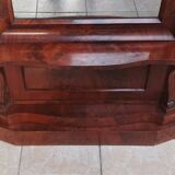 Large Empire mahogany mirror