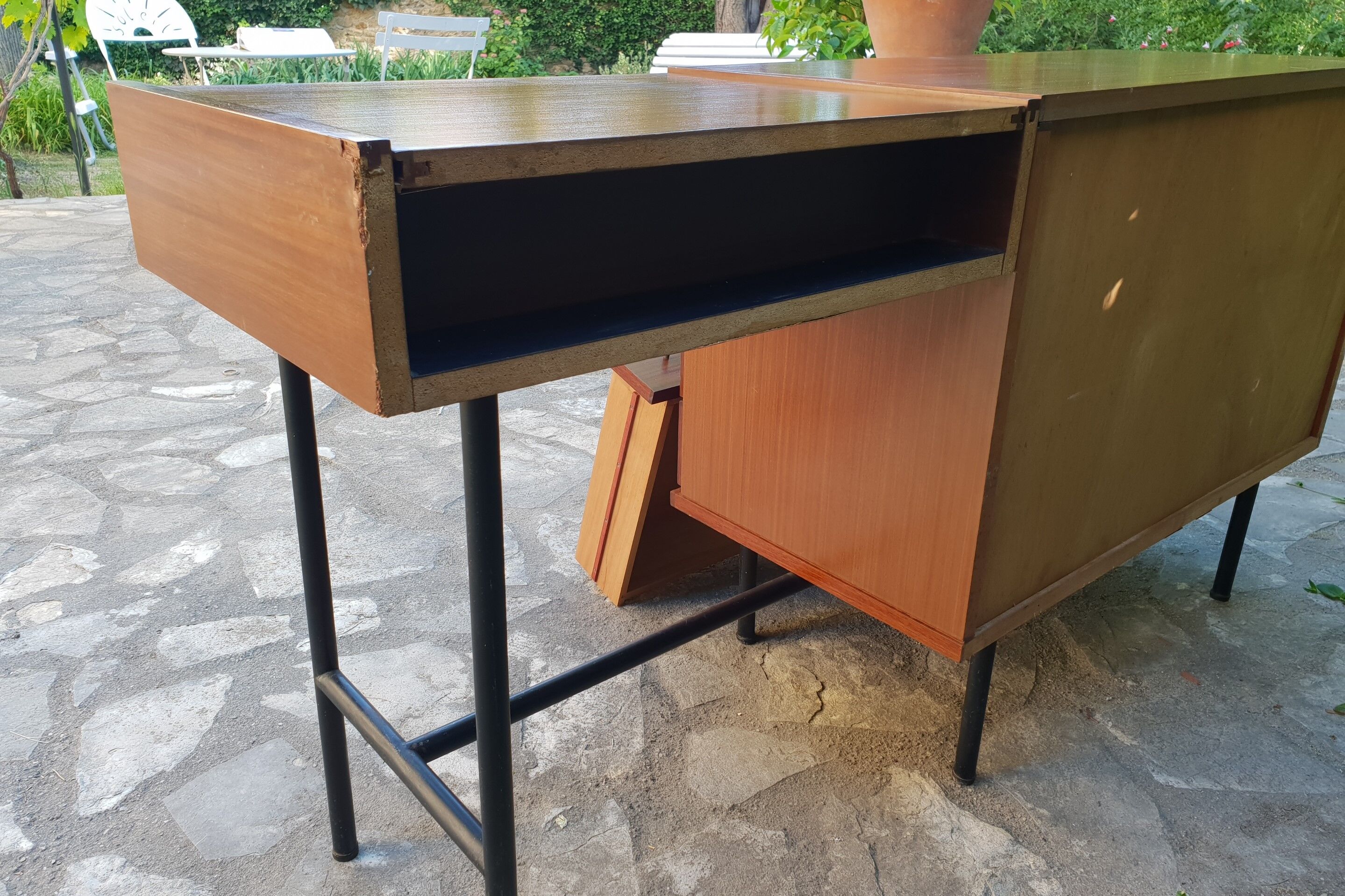 Commode coiffeuse moderniste 1950