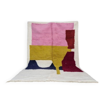 Tapis en laine pure fait main traditionnelle taille 150 x 250 cm