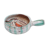 Caquelon vintage ceramic cup, Vallauris, France