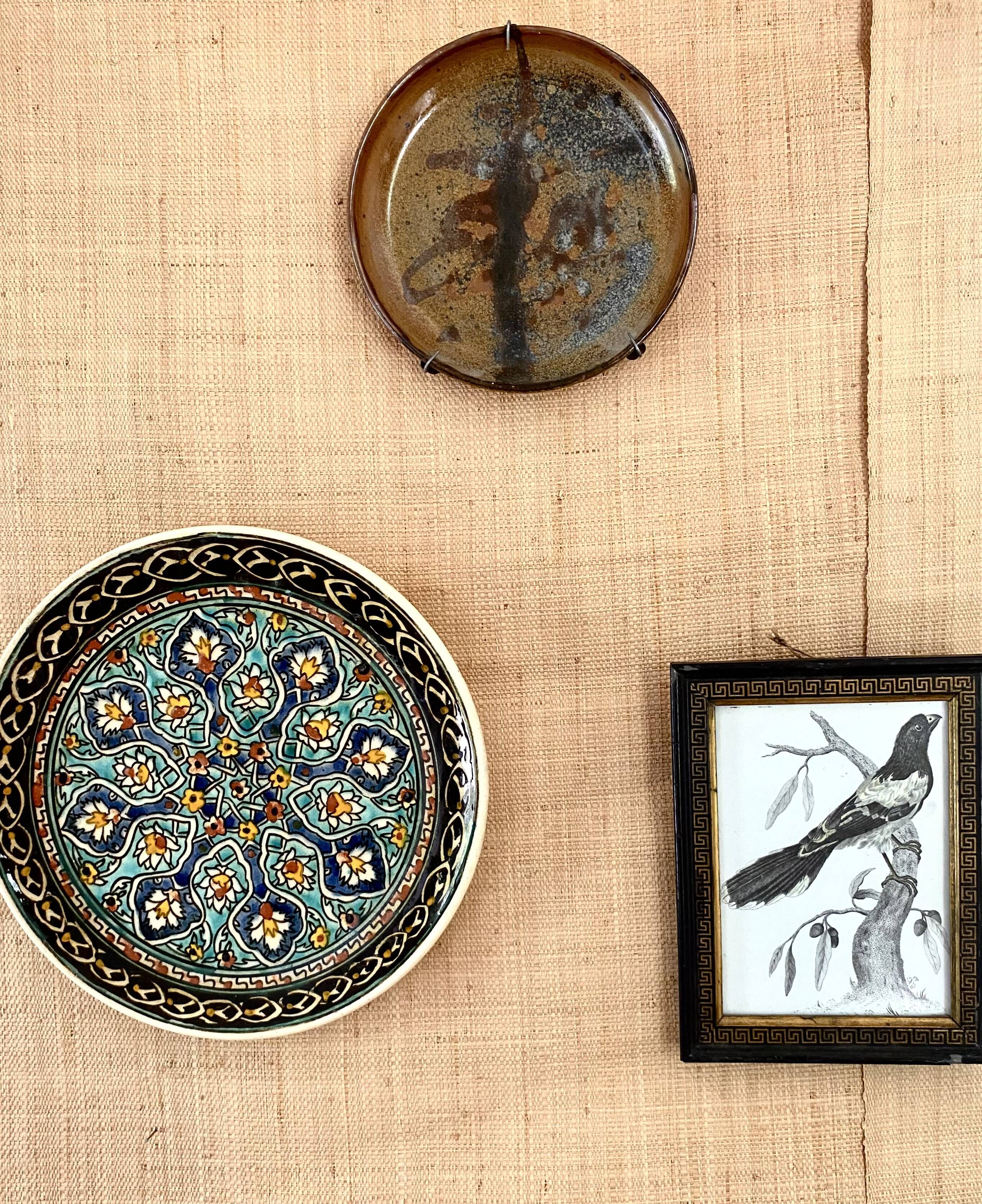 Oriental decorative plate