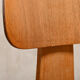 Charles and Ray Eames Early DCW Ash plywood Dining Chairs for Herman Miller