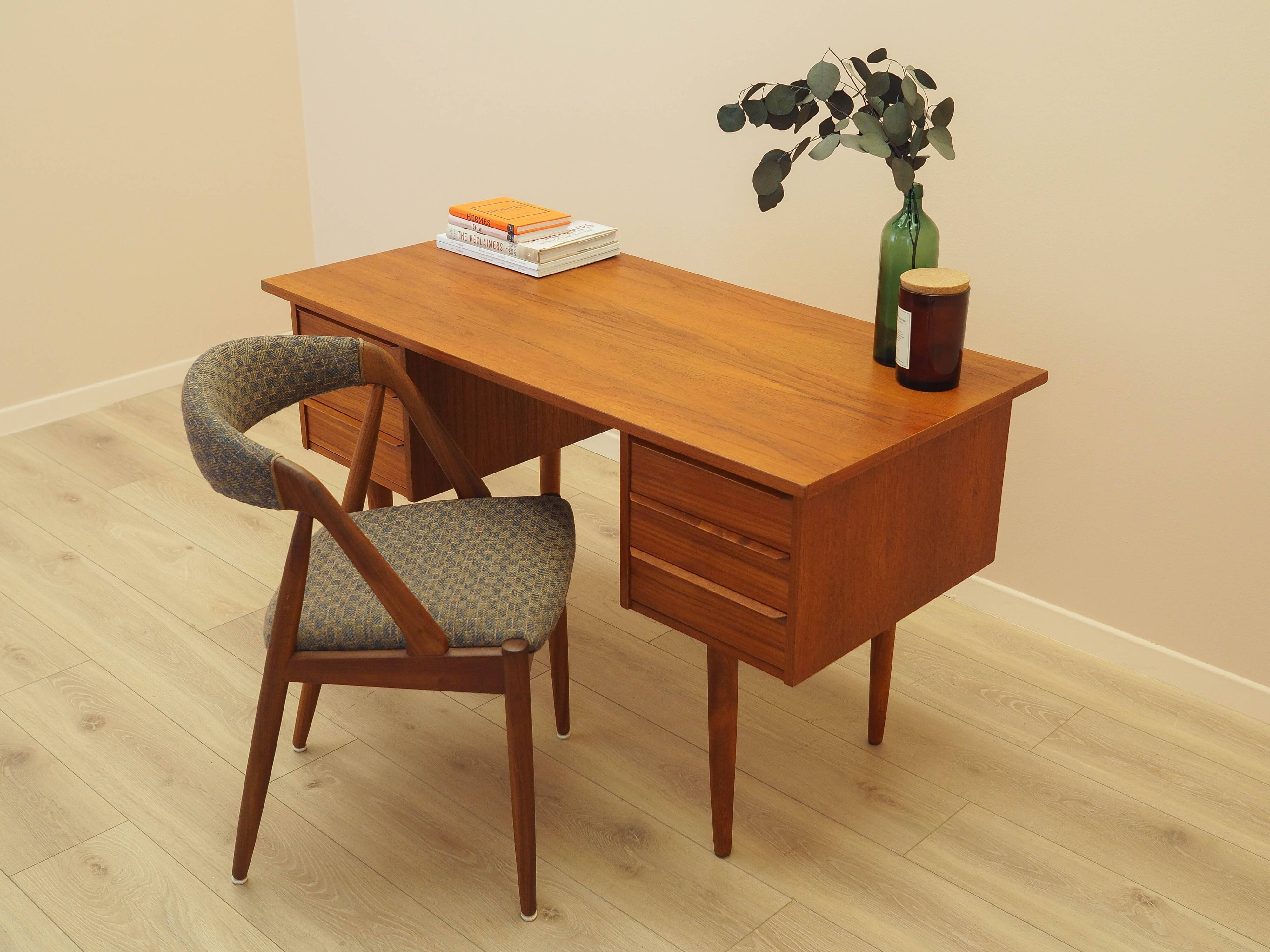 Teak desk, Danish design, 1970s, made in Denmark