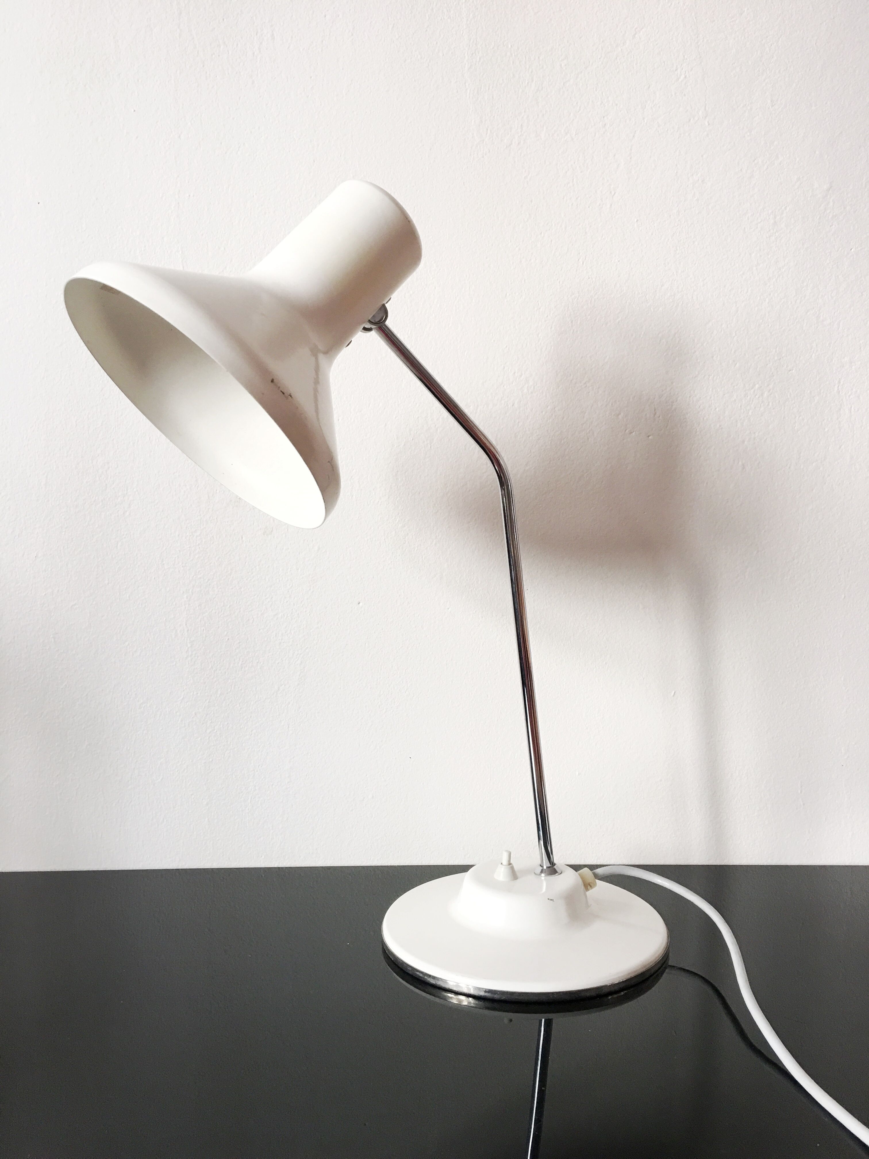White Table Lamp for Napako - 1960s