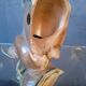 Vintage shell night light lamp from the 1960s