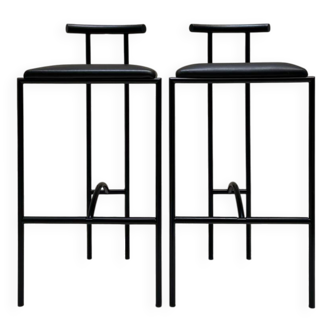 PAIR RODNEY KINSMAN TOKYO BAR STOOLS BY BIEFFEPLAST, 1980'S
