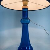 Mid-Century Blue Glass Table Lamp by Nanny Still for Raak, Netherlands, 1960s