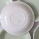 Set of 8 plates ceramic caps / hollows, Salins, vintage