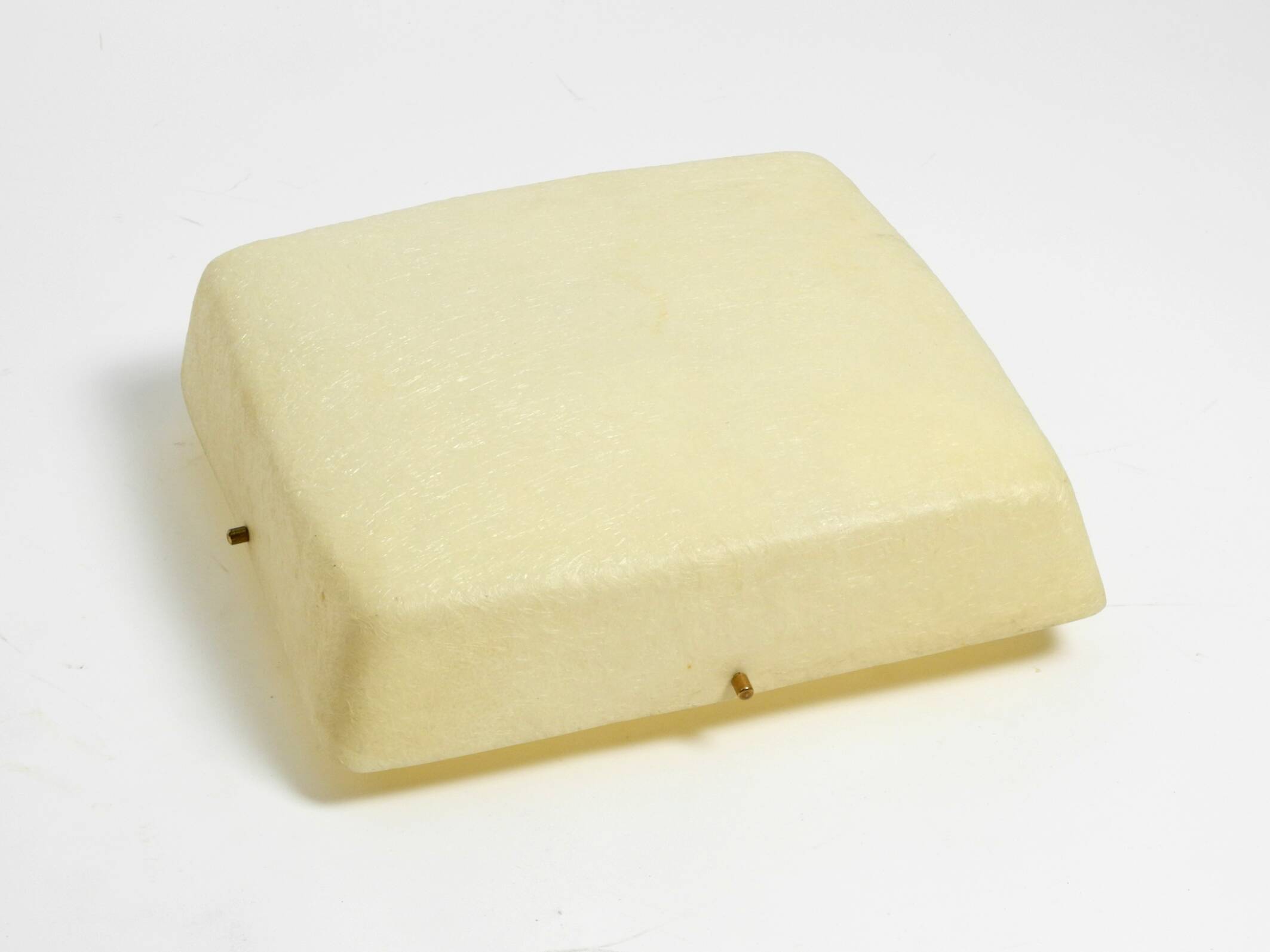 Beautiful Mid Century Modern square fiberglass ceiling or wall lamp